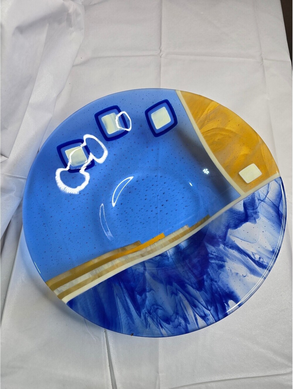 Daum France Pâte-de-Verre Art Glass Bowl by Claude Céhés - Limited Edition